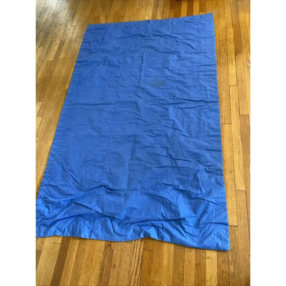 VINTAGE Handmade Patchwork Quilt Blanket Boho Hippie Cottage 70X 50 READ Flaw
